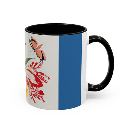 Woodpecker & Tulip Colorful Mugs – Vibrant Spring & Bold Beauty