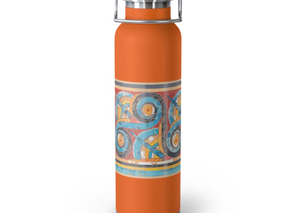 Reproduction of S-Spiral Frieze by Emile Gilliéron Copper Vacuum Insulated Bottle, 22oz