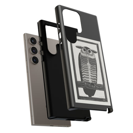 Horned Owl by Samuel Jessurun de Mesquita Phone Cases