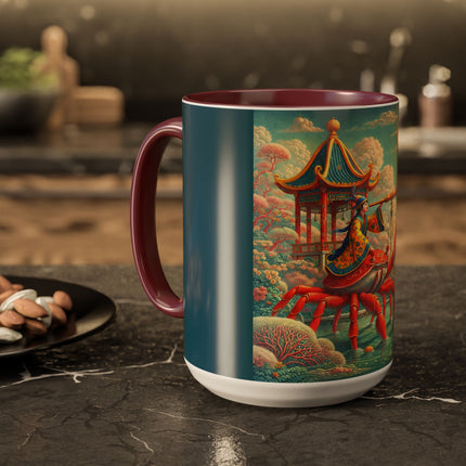 The Celestial Crab Navigator Colorful Mugs (11oz, 15oz)