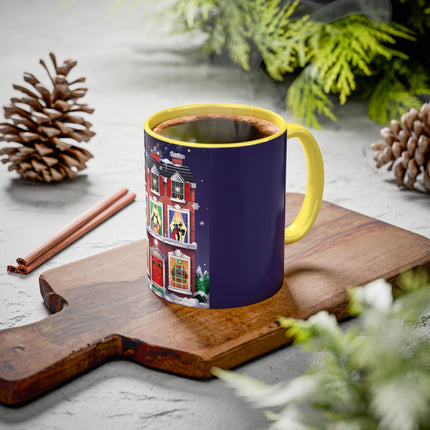 A Christmas Eve Celebration Colorful Mugs (11oz, 15oz)