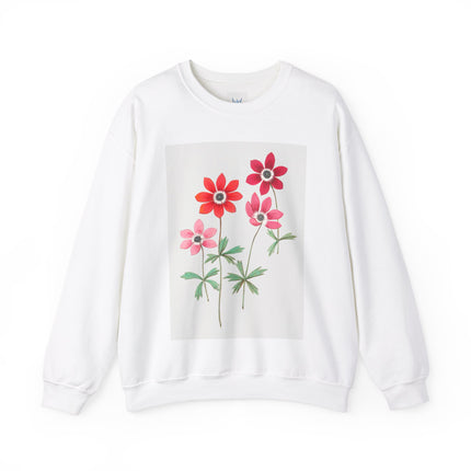 Anemoon, Anemone by Anselmus Boëtius de Boodt Heavy Blend™ Crewneck Sweatshirt