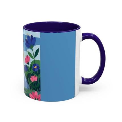 Garden Of New Beginnings Colorful Mugs – Art Deco Floral Elegance