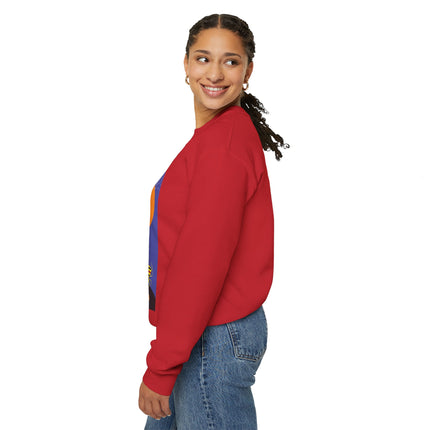 Halloween Night at the Haunted House Unisex Heavy Blend™ Crewneck Sweatshirt