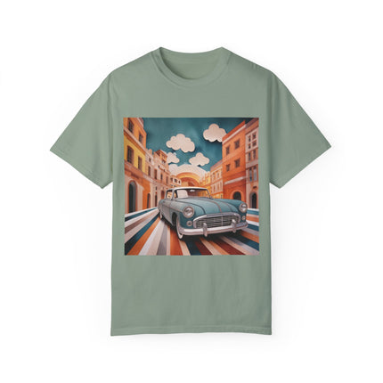 1960 Alfa Romeo Giulietta Unisex Garment-Dyed T-shirt