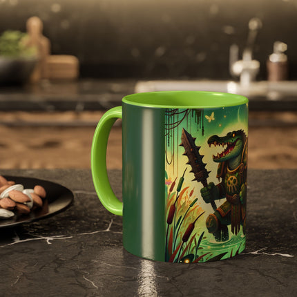 Swamp Tyrant Colorful Mugs (11oz, 15oz)