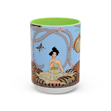 Minuit … ou l’appartement à la mode by George Barbier Colorful Mugs (11oz, 15oz)