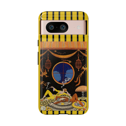 Falbalas et fanfreluches La paresse (Laziness) by George Barbier Phone Cases