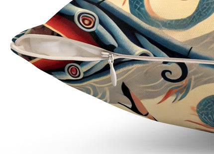 Dragon Fairy of the Temple Spun Polyester Square Pillow