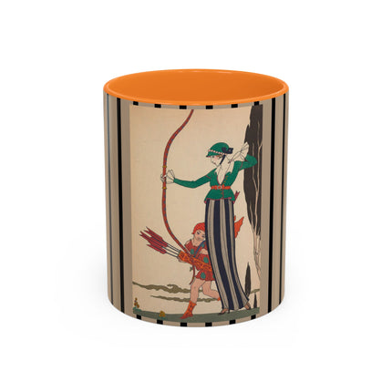 L'Arc Rouge by George Barbier Colorful Mugs (11oz, 15oz)