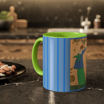 Le Verger by Georges Lepape Colorful Mugs (11oz, 15oz)