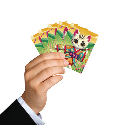 Samurai Kitten Playing Cards
