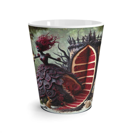 Malice in Wonderland – Gothic Halloween Cake Latte Mug