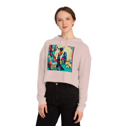 Curious Crow Women’s Cropped Hooded Sweatshirt