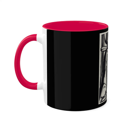 The Large Cow by Ernst Ludwig Kirchner Colorful Mugs, 11oz