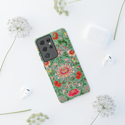 Colorful Floral Pattern by Owen Jones Phone Cases