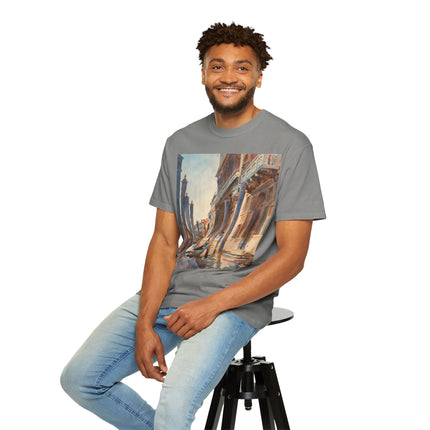 Gondola Moorings on the Grand Canal by John Singer Sargent  Unisex Garment-Dyed T-shirt