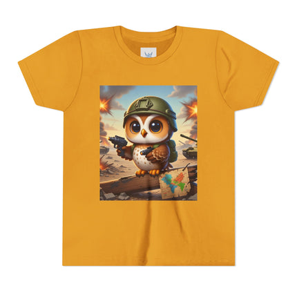 Owl on the Front Lines Youth Short Sleeve Tee