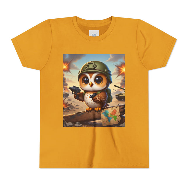 Owl on the Front Lines Youth Short Sleeve Tee