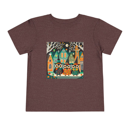 Night of the Trick-or-Treating Owlets Toddler Short Sleeve Tee