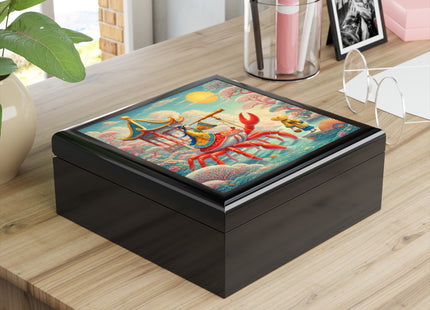 The Celestial Crab Navigator Jewelry Box