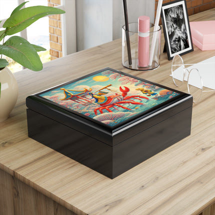 The Celestial Crab Navigator Jewelry Box