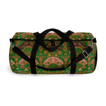 Japanese Fan Pattern IV by G.A. Audsley Duffle Bag