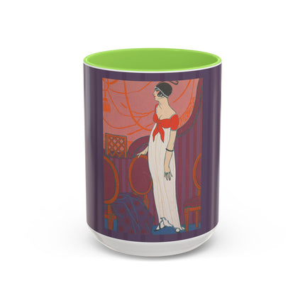 L’Entracte by Georges Lepape Colorful Mugs (11oz, 15oz)