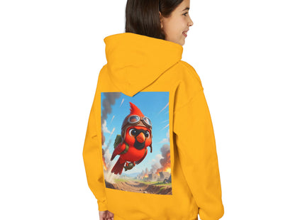 Cardinal Dive Bomber Youth Heavy Blend Hooded Sweatshirt