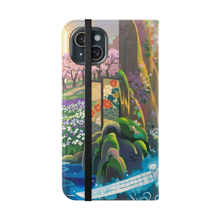 🐆⚔️ Circuit Samurai Jaguar Flip Case – Neon Power & Electric Honor