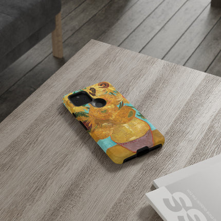 Vase with Twelve Sunflowers by Vincent Van Gogh Phone Cases