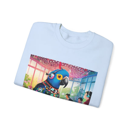 Parrot DJ Unisex Heavy Blend™ Crewneck Sweatshirt