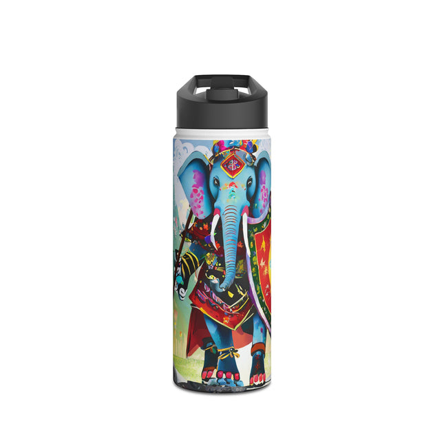 Cyberpunk Elephant Stainless Steel Water Bottle
