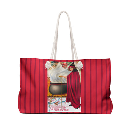 The Hallowe'en Cauldron In the Firelight's Gleam Weekender Bag