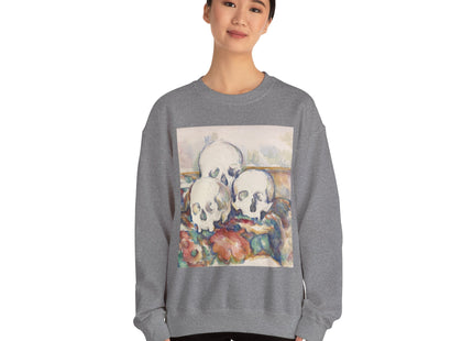 The Three Skulls by Paul Cézanne Unisex Heavy Blend™ Crewneck Sweatshirt