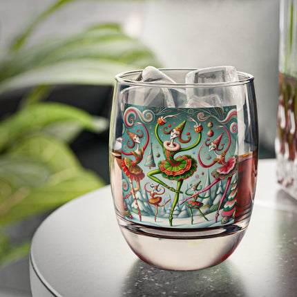 Christmas Ballet of the Absurd Whiskey Glass