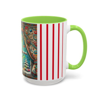 Mischief in Tinselland Colorful Mugs (11oz, 15oz)