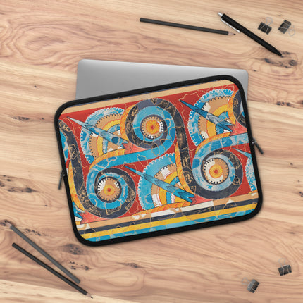 Reproduction of S-Spiral Frieze by Emile Gilliéron Laptop Sleeve