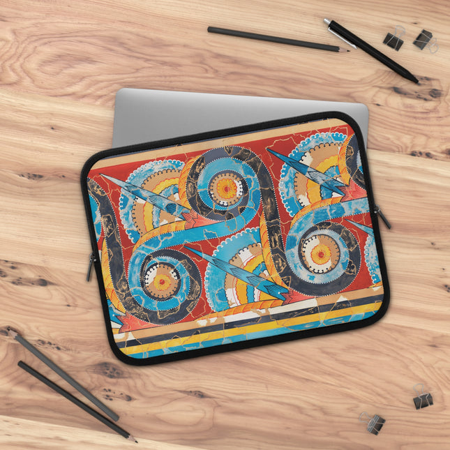 Reproduction of S-Spiral Frieze by Emile Gilliéron Laptop Sleeve