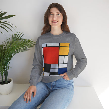 Composition with Red, Yellow, Blue, and Black by Piet Mondrian Heavy Blend™ Crewneck Sweatshirt