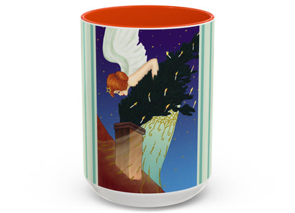 The Christmas Angel Colorful Mugs (11oz, 15oz)