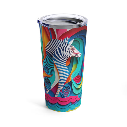 Surfing Zebra Tumbler 20oz