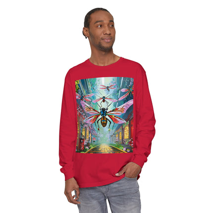 Neon Swarm Long Sleeve T-Shirt