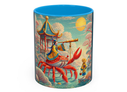 The Celestial Crab Navigator Colorful Mugs (11oz, 15oz)