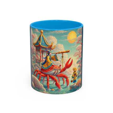The Celestial Crab Navigator Colorful Mugs (11oz, 15oz)