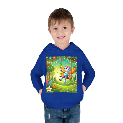 Robot Fairy Toddler Pullover Fleece Hoodie