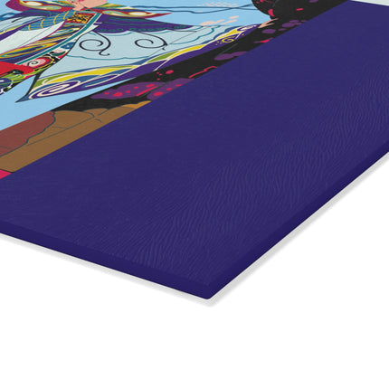 A Visual Journey by Umberto Brunelleschi Glass Cutting Board