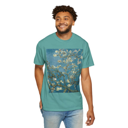 Almond Blossom by Vincent van Gogh Unisex Garment-Dyed T-shirt