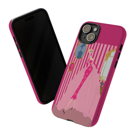 Lady in Pink Phone Case – Graceful Sophistication