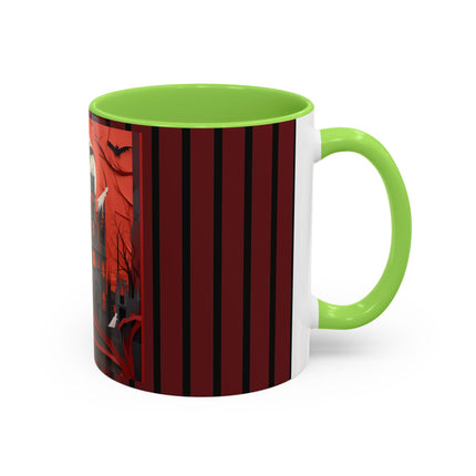 Halloween Night Scene Colorful Mugs (11oz, 15oz)
